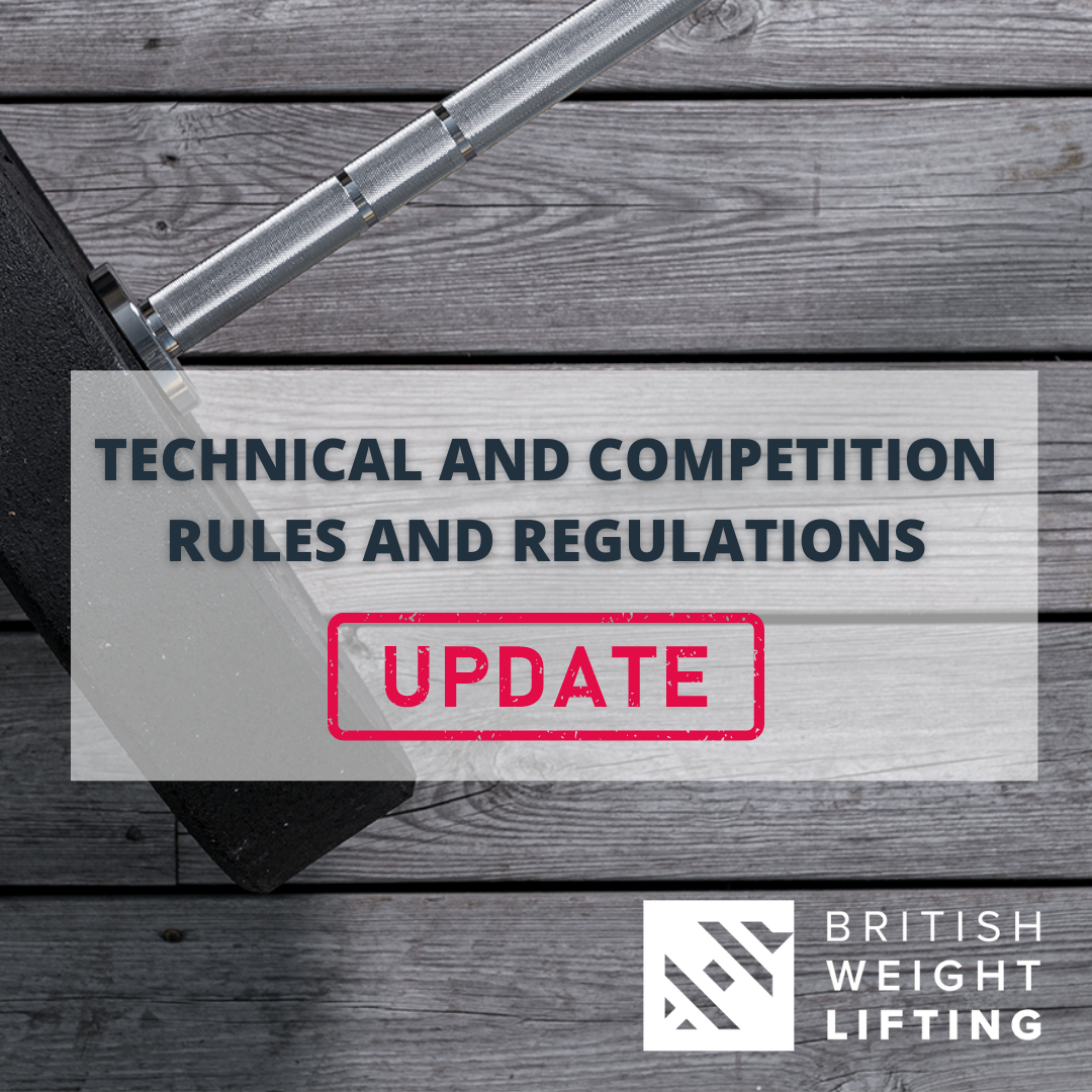 Technical and Competition Rules and Regulations Update